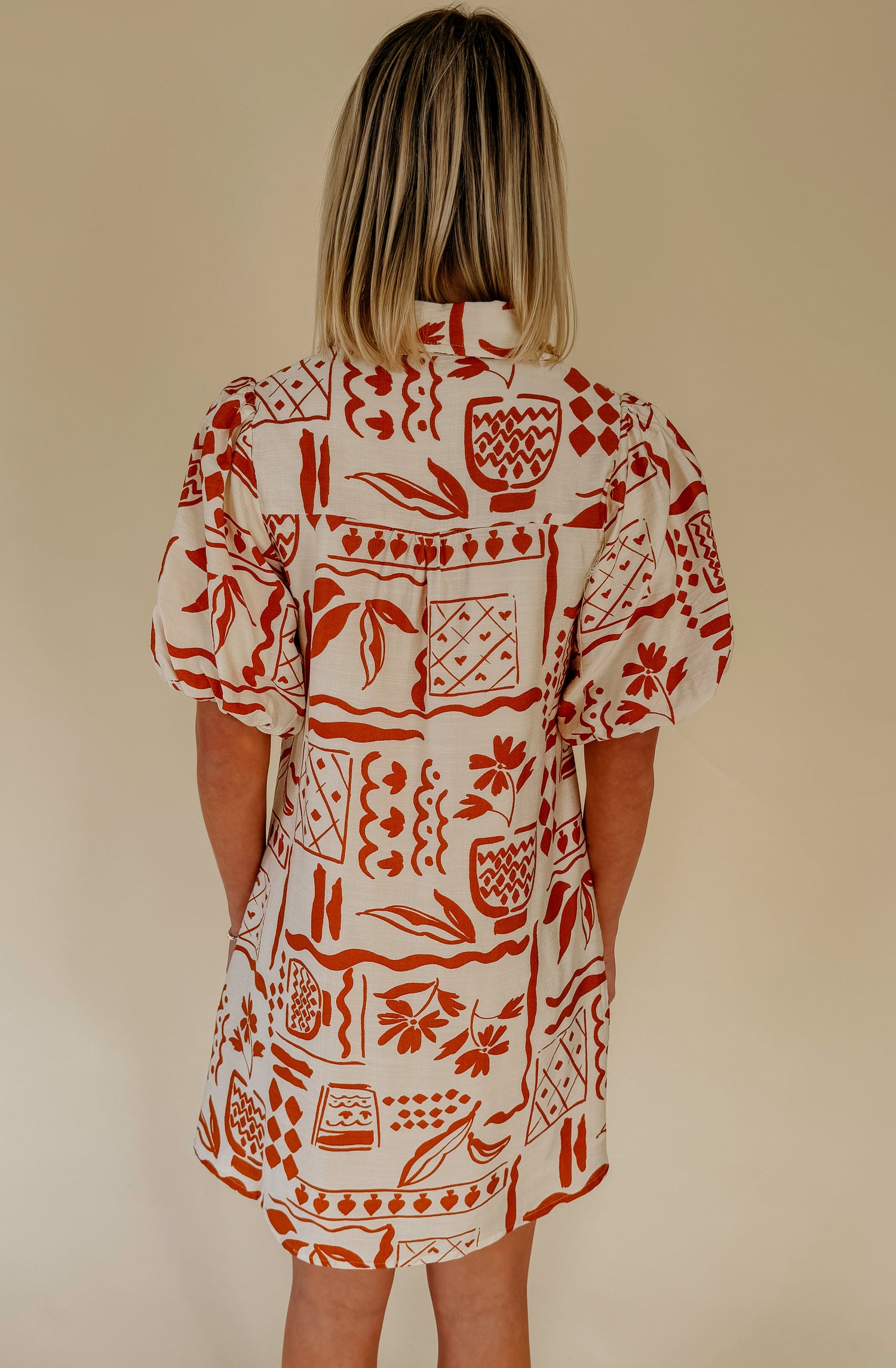 COSTA RICA BUTTONED SHIRT DRESS