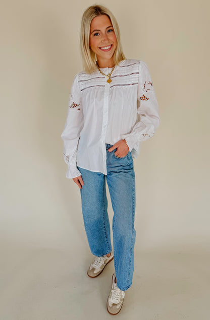 THE TAYLOR POPLIN BLOUSE