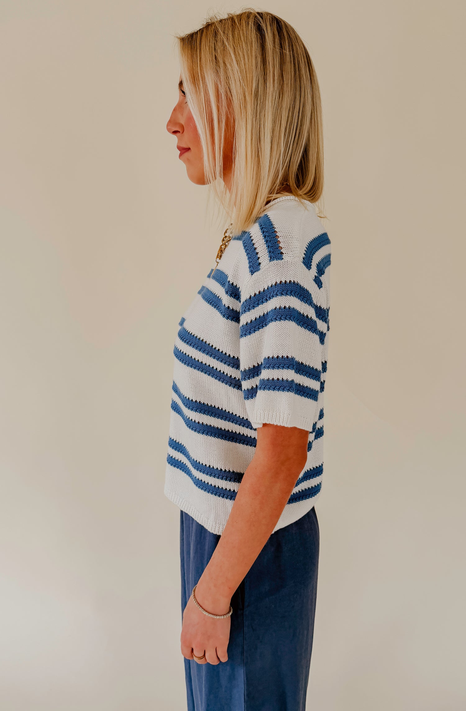 Z SUPPLY PRADO STRIPED SWEATER TEE