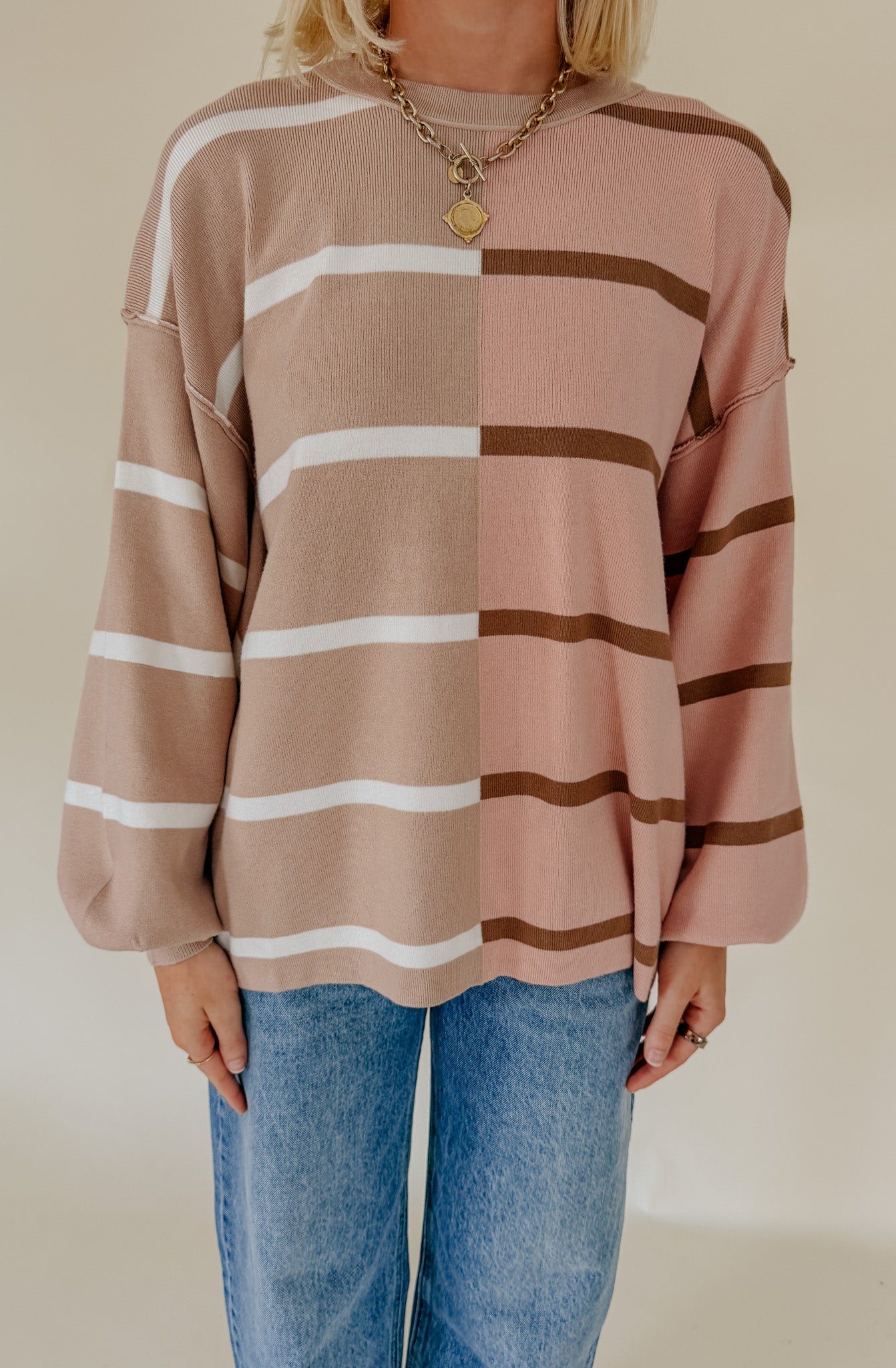 FALL BLEND KNIT SWEATER