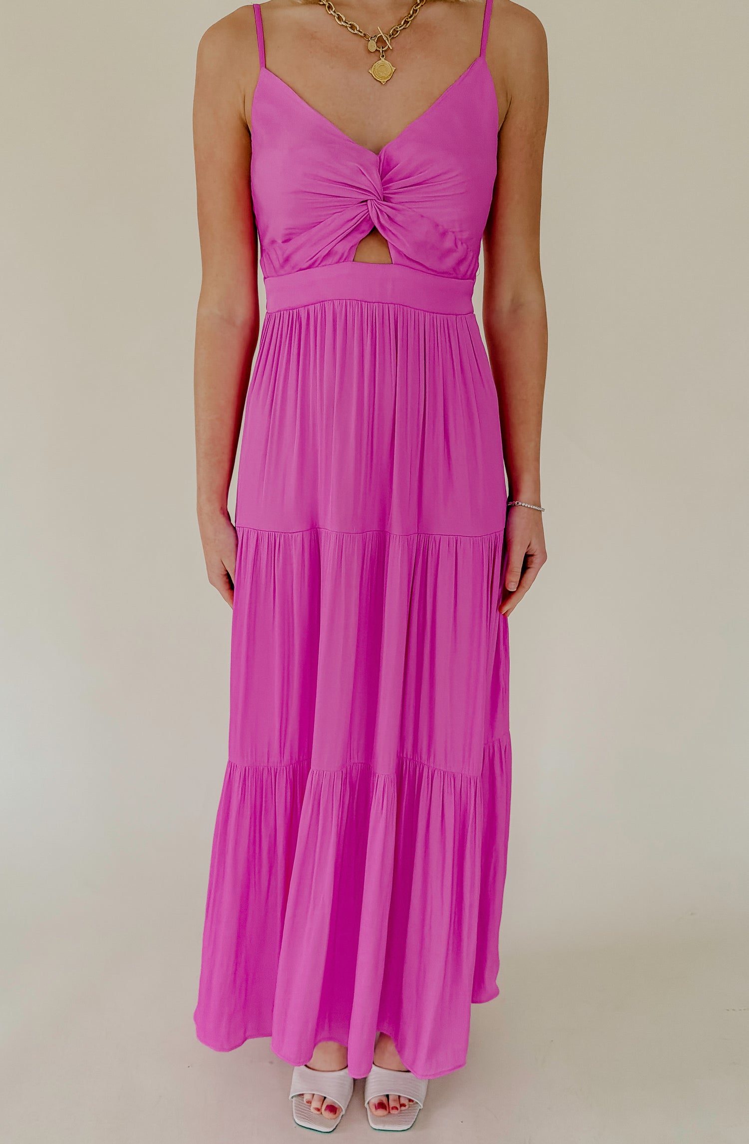 LAVENDER BROWN AURORA DRESS