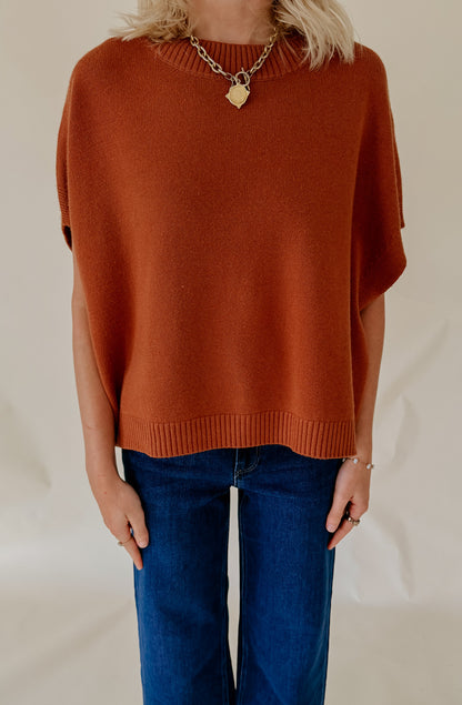 THE SEREN KNIT SWEATER TEE