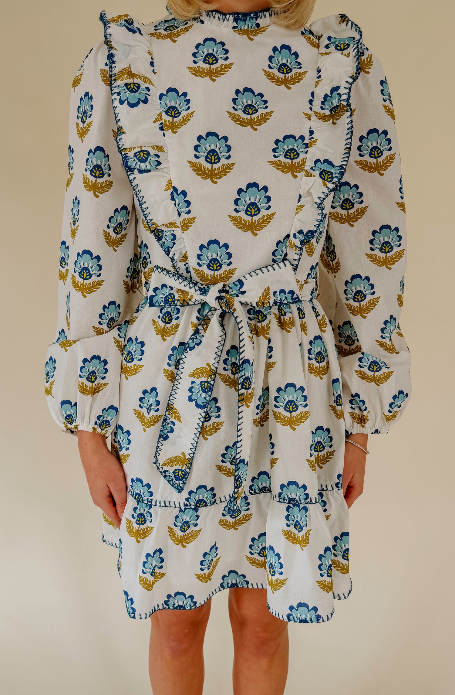 MORE POWER TO YA BELTED MINI DRESS