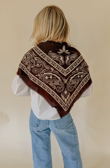 THE MAVEN LARGE BANDANA SCARF