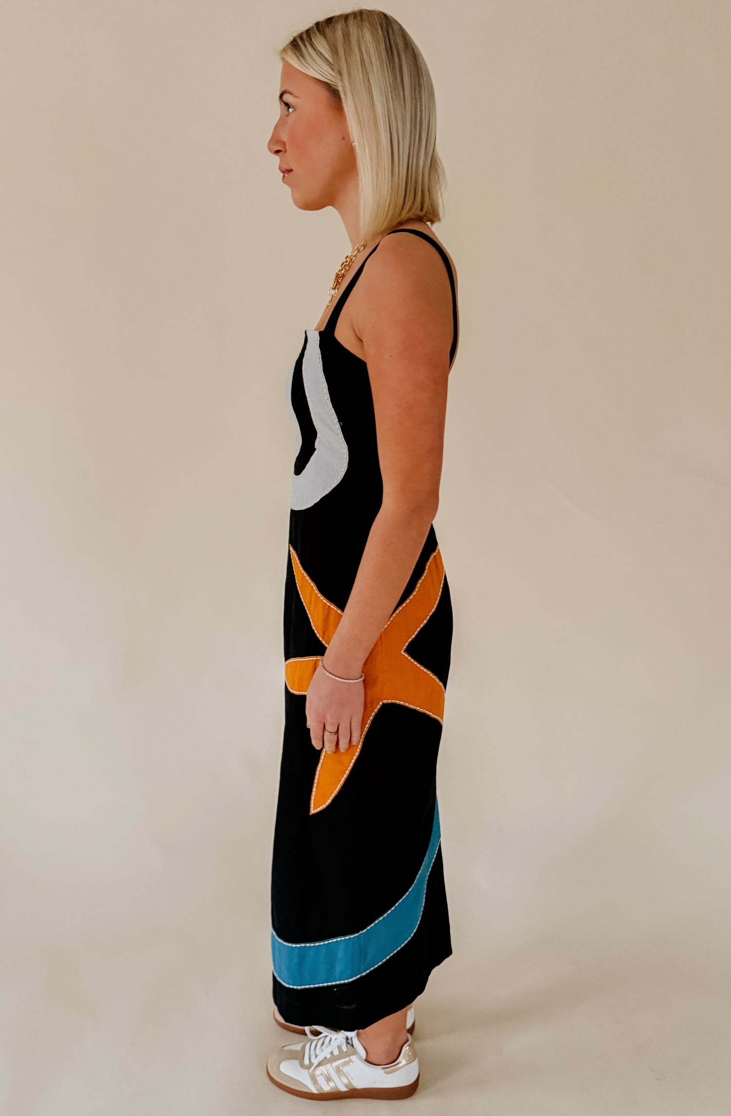 brie midi dress Cleobella Brie Midi Dress | Print/Black | Size XS