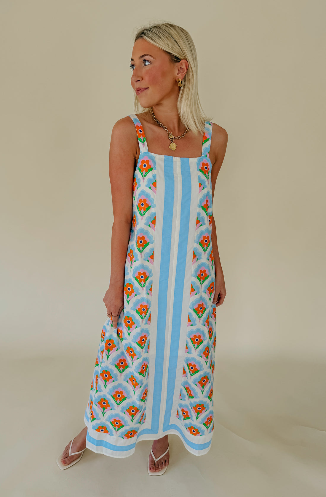 SUNNY DAYS MIDI DRESS