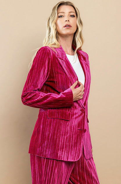 HI BARBIE CORDED BLAZER