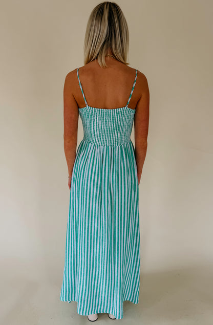 Z SUPPLY BAYSIDE STRIPED MIDI DRESS