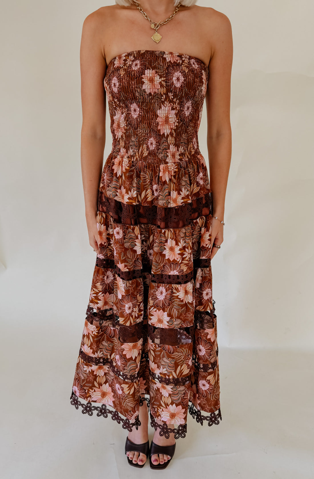 FALL BLOOMS MIDI DRESS