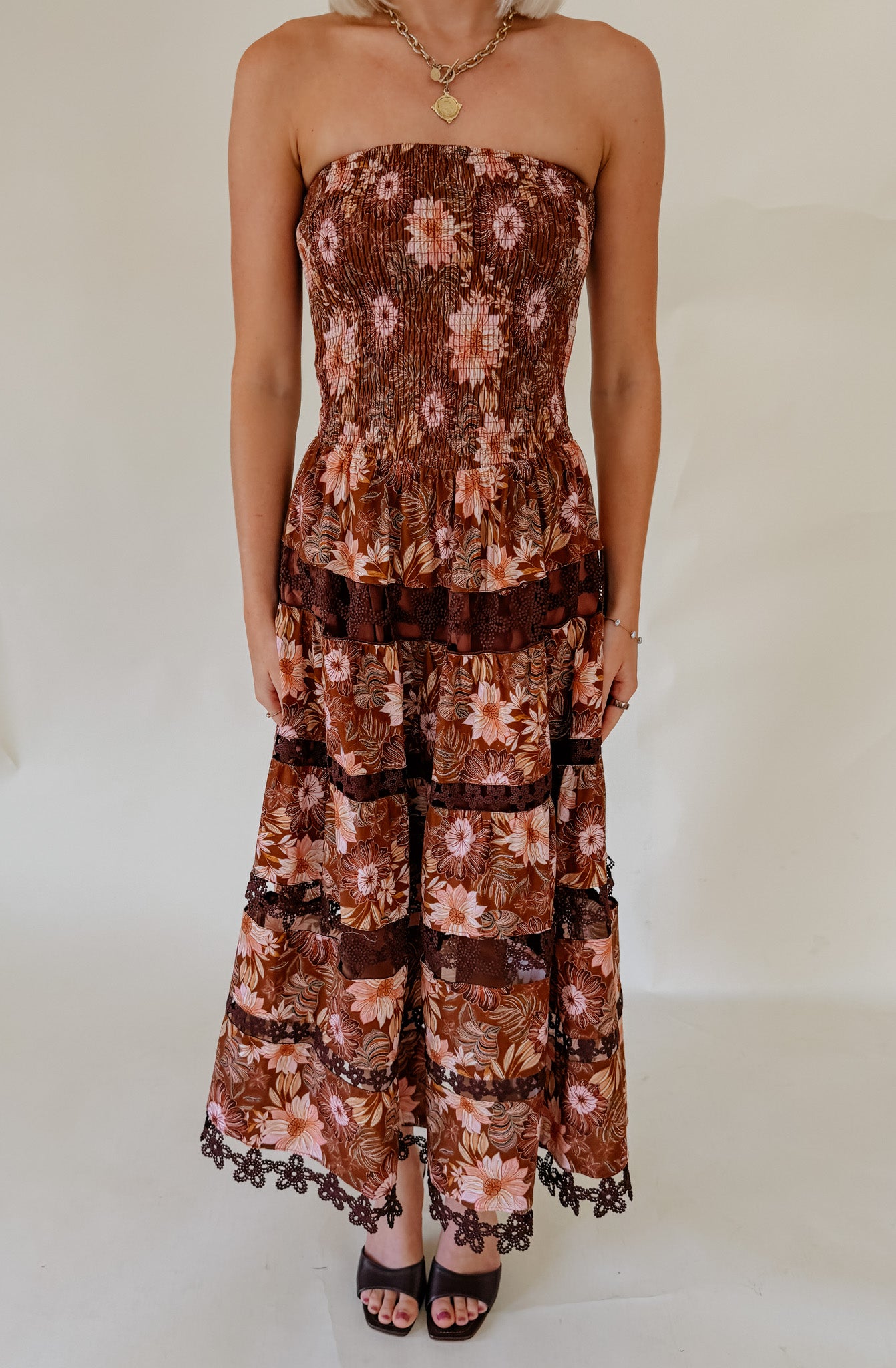 FALL BLOOMS MIDI DRESS