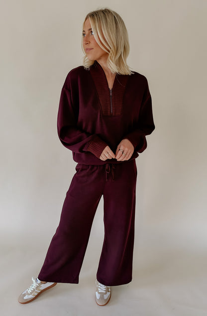 LIGHT AS AIR MODAL RIB QUARTER ZIP JACKET