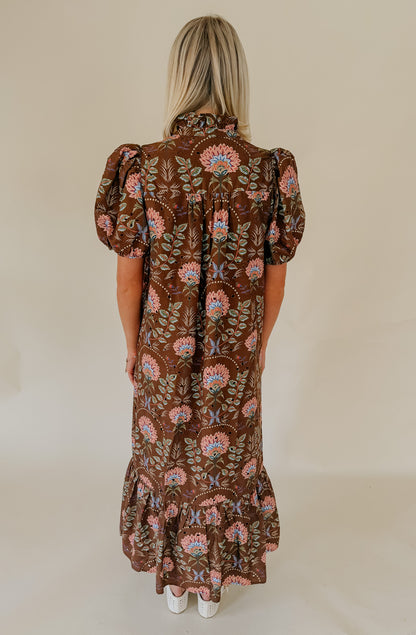 THE LORELEI SHIFT MIDI DRESS