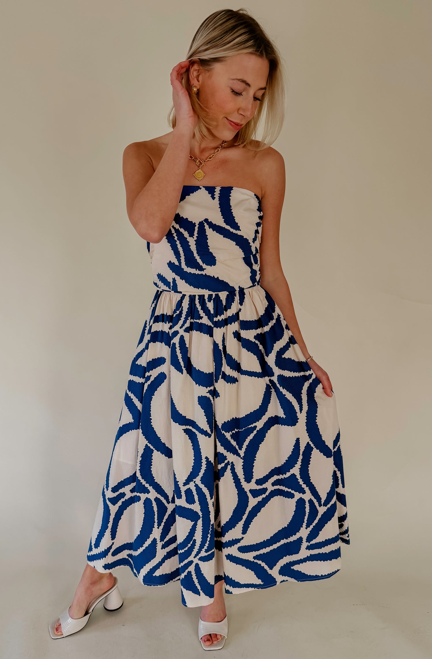 THE LYNN STRAPLESS MIDI