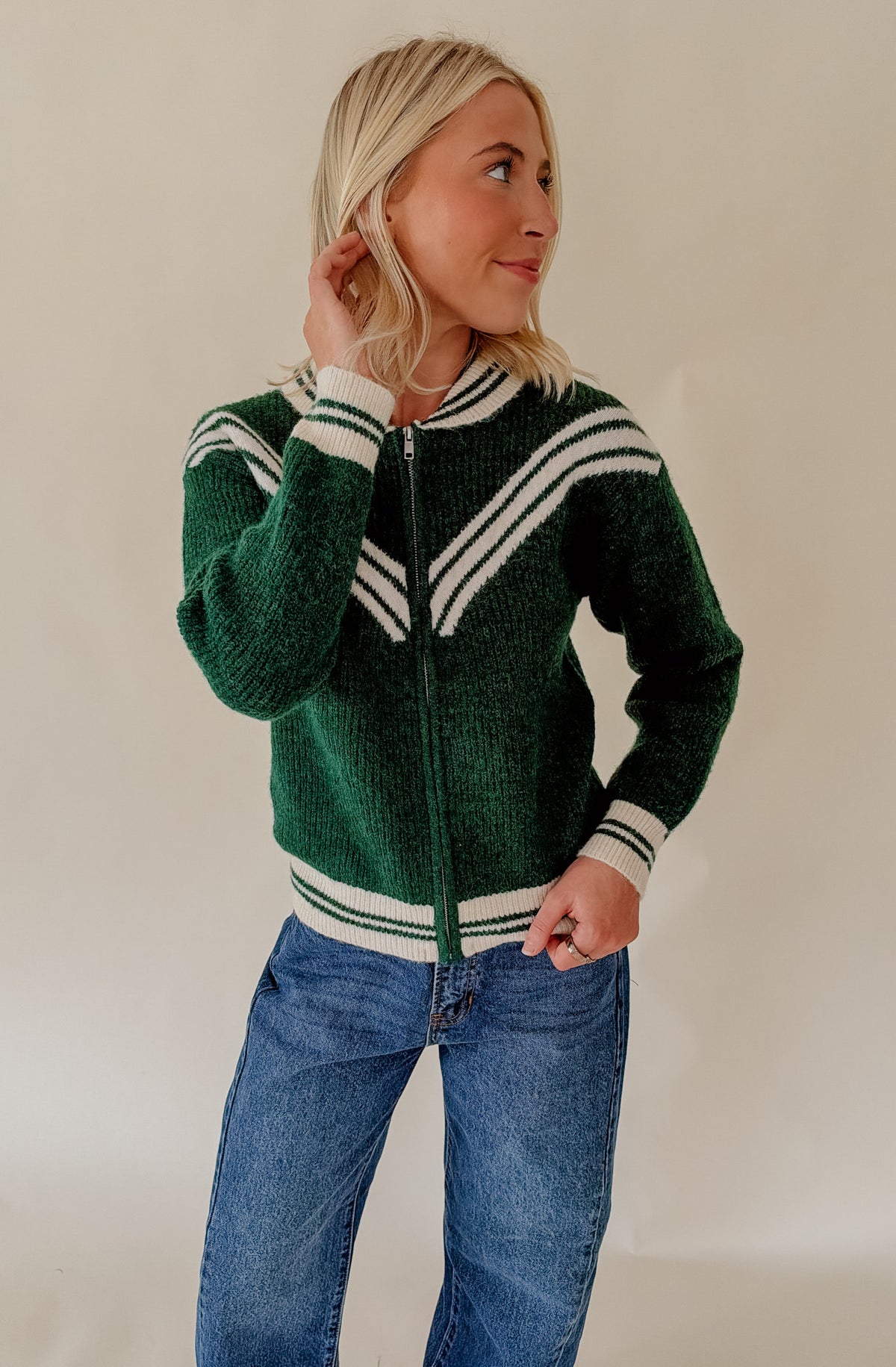 HEARTLOOM DEVON ZIP CARDIGAN