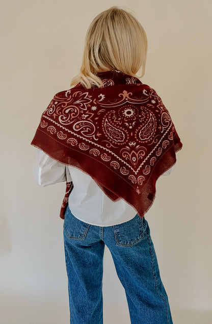 THE MABLE LARGE BANDANA SCARF