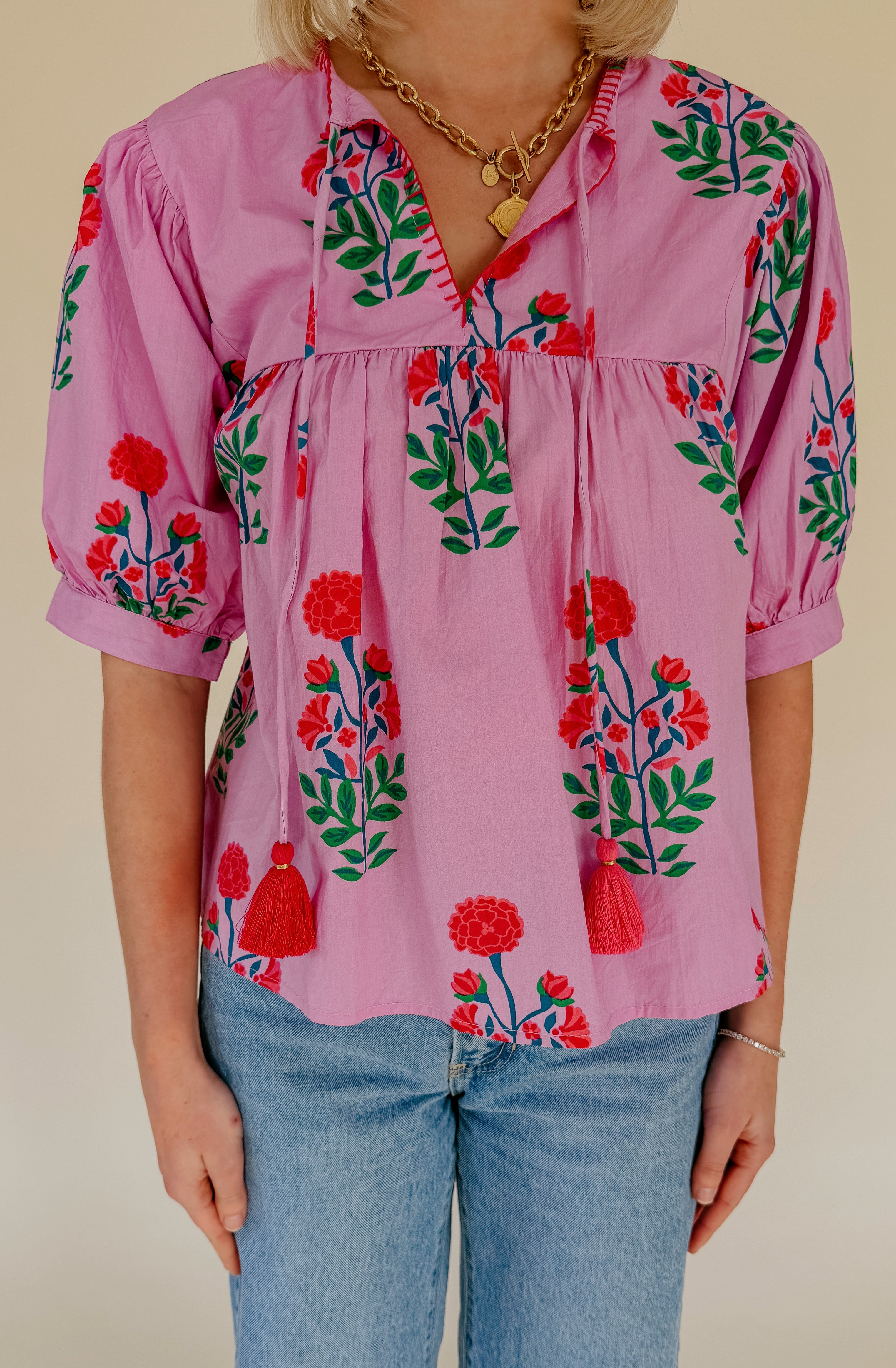 THE PRESLEY FLORAL BLOUSE