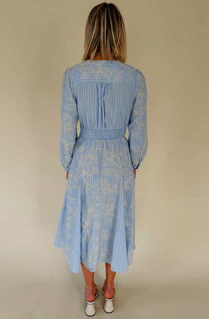 WELL BLENDED MIDI DRESS