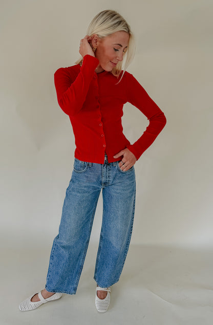 DAZE STARGAZER POINTELLE CARDIGAN