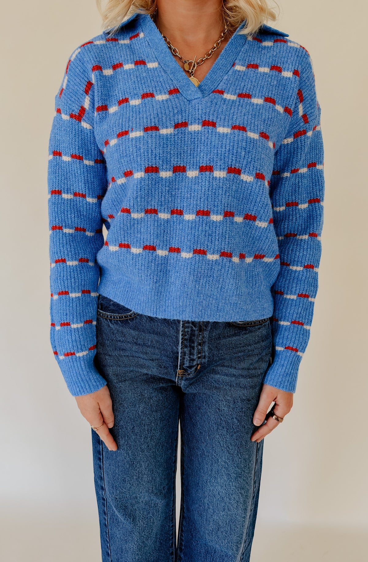 THE FAYE COLLARED SWEATER