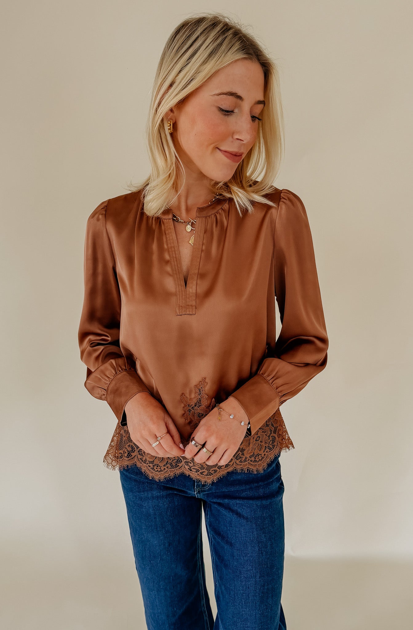 THE LACEY LACE BLOUSE