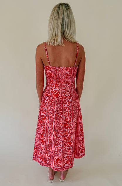 THE SCARLETT MIDI DRESS