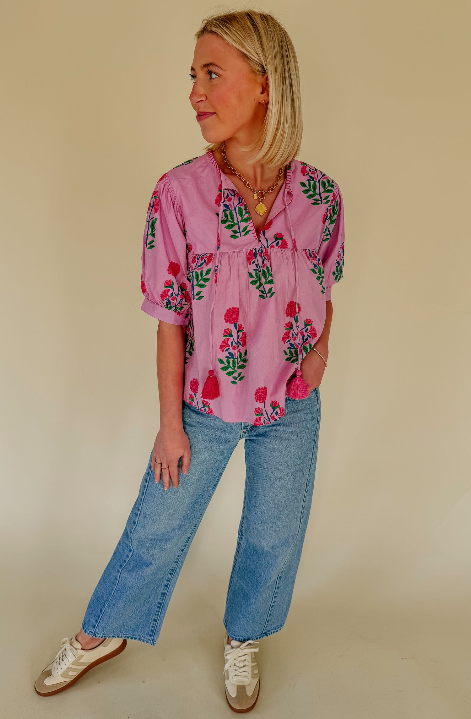 THE PRESLEY FLORAL BLOUSE