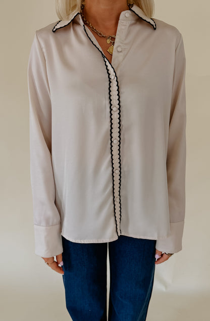 NIGHT CAP BUTTONED BLOUSE