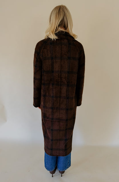 Z SUPPLY CROSBY PLAID COCOON COAT