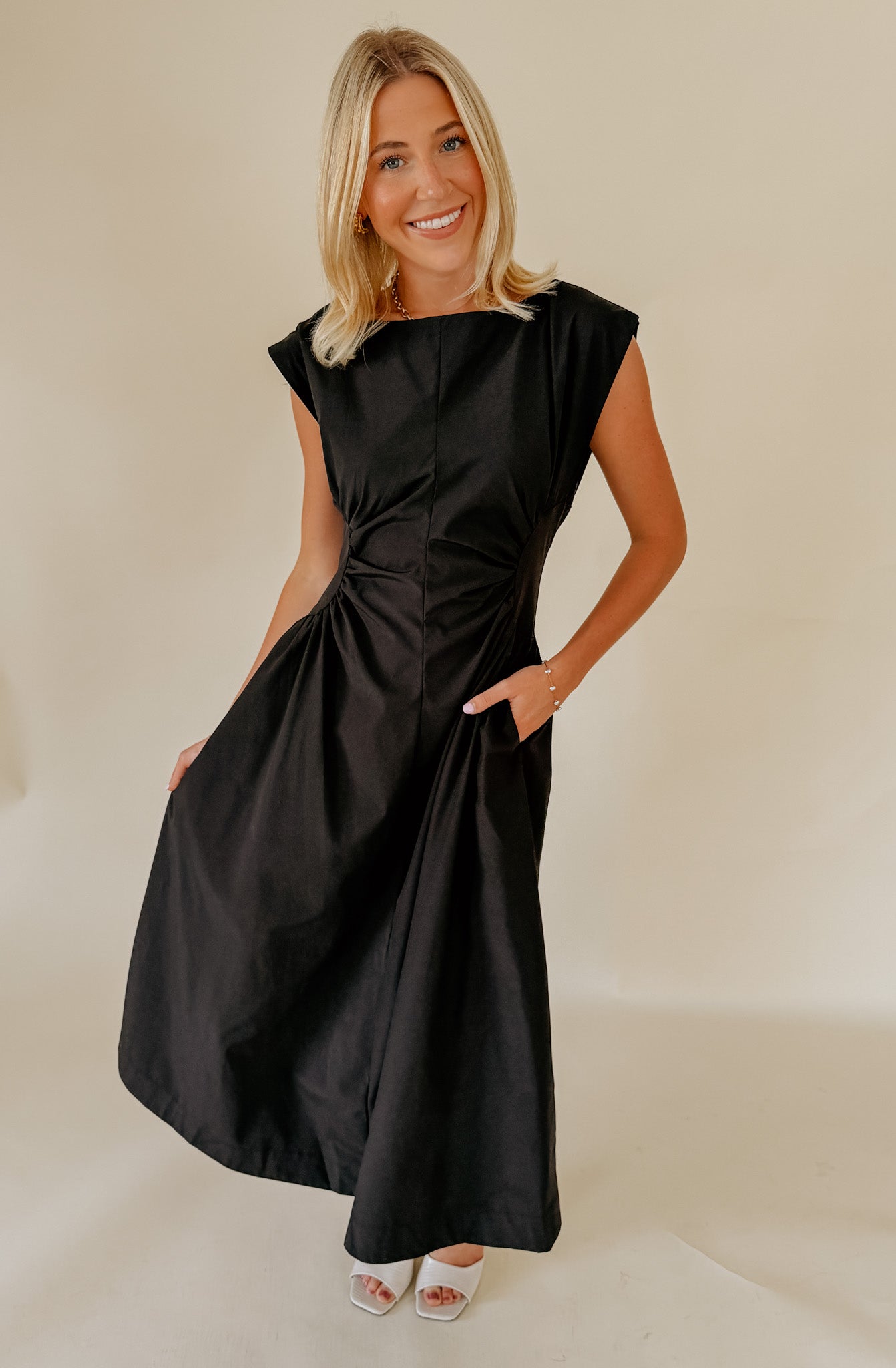THE LITTLE BLACK MIDI DRESS