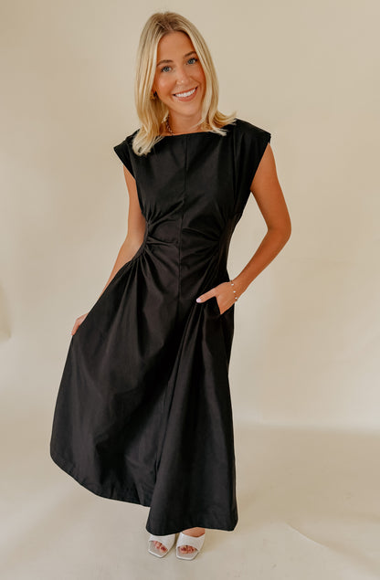 THE LITTLE BLACK MIDI DRESS