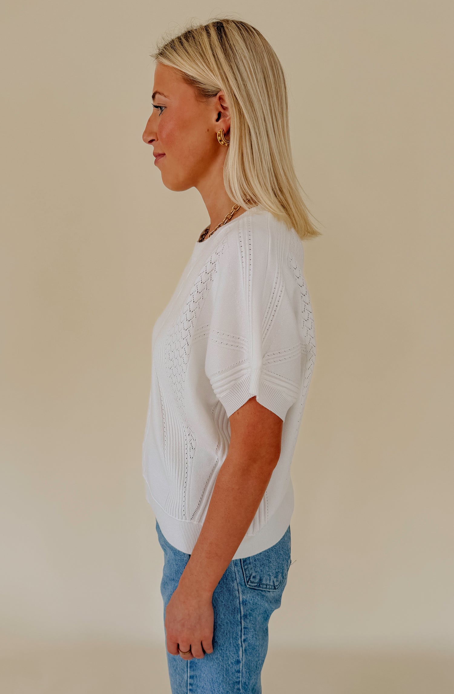 THE REMI LIGHT KNIT SWEATER TEE