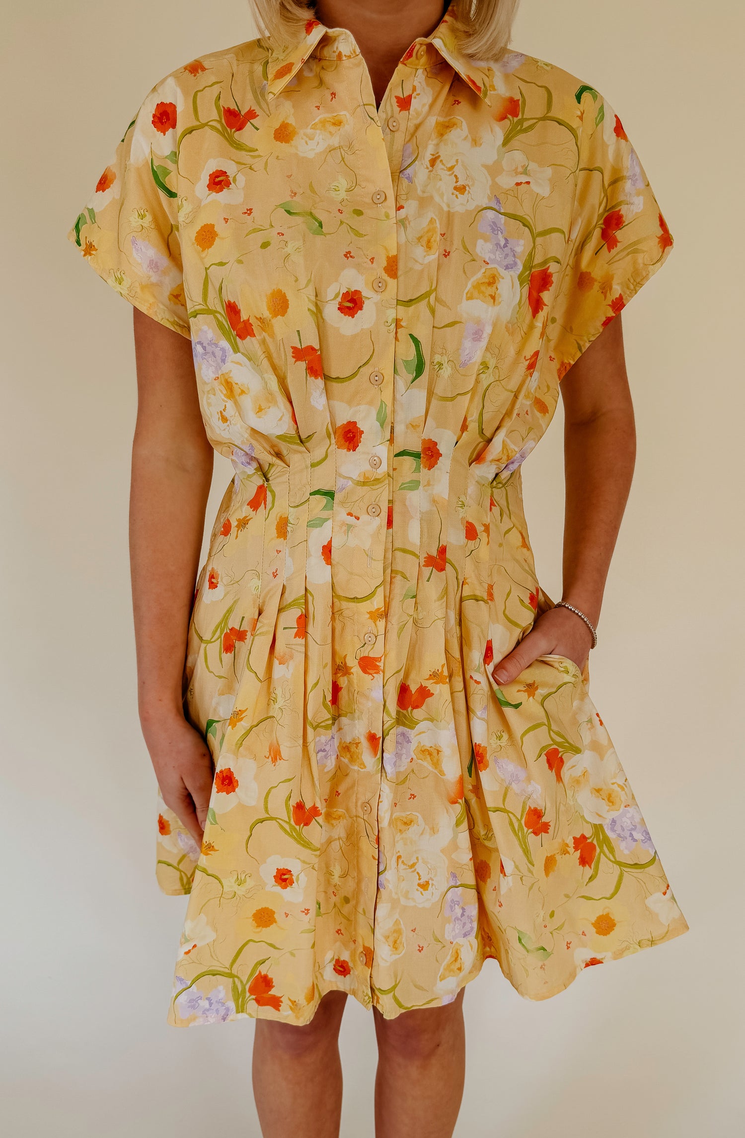 BRIGHTEN YOUR DAY MINI DRESS