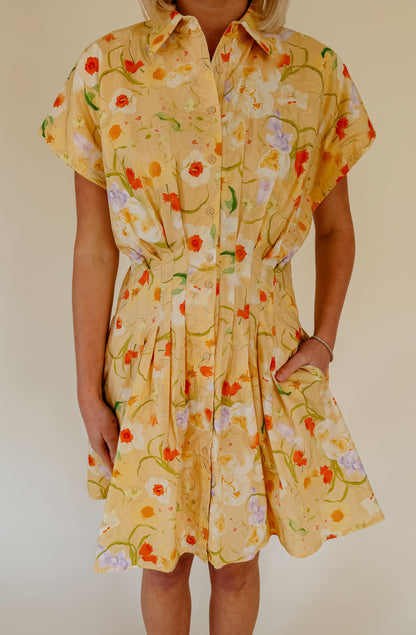 BRIGHTEN YOUR DAY MINI DRESS