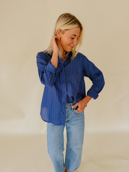 TENCEL RELAXED BUTTON DOWN
