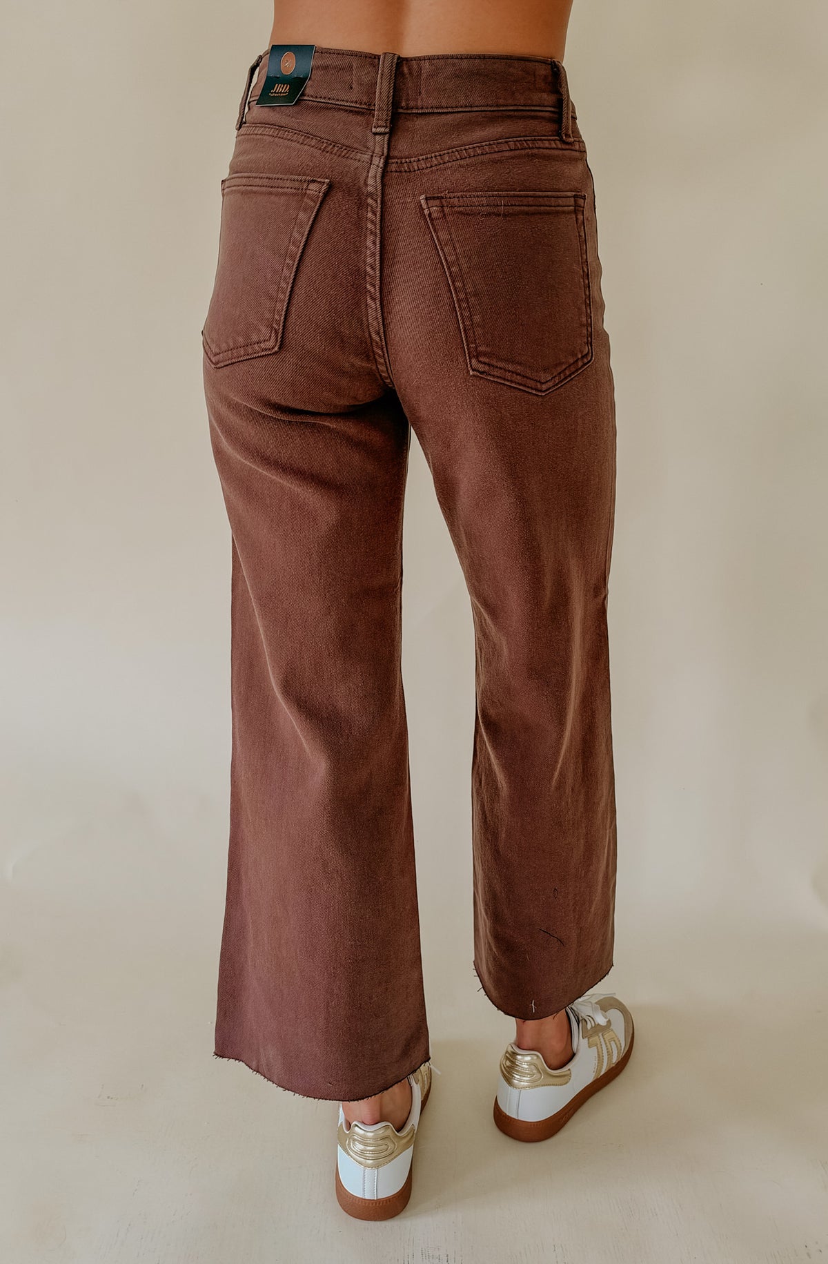 JUST BLACK SLIM WIDE LEG DENIM