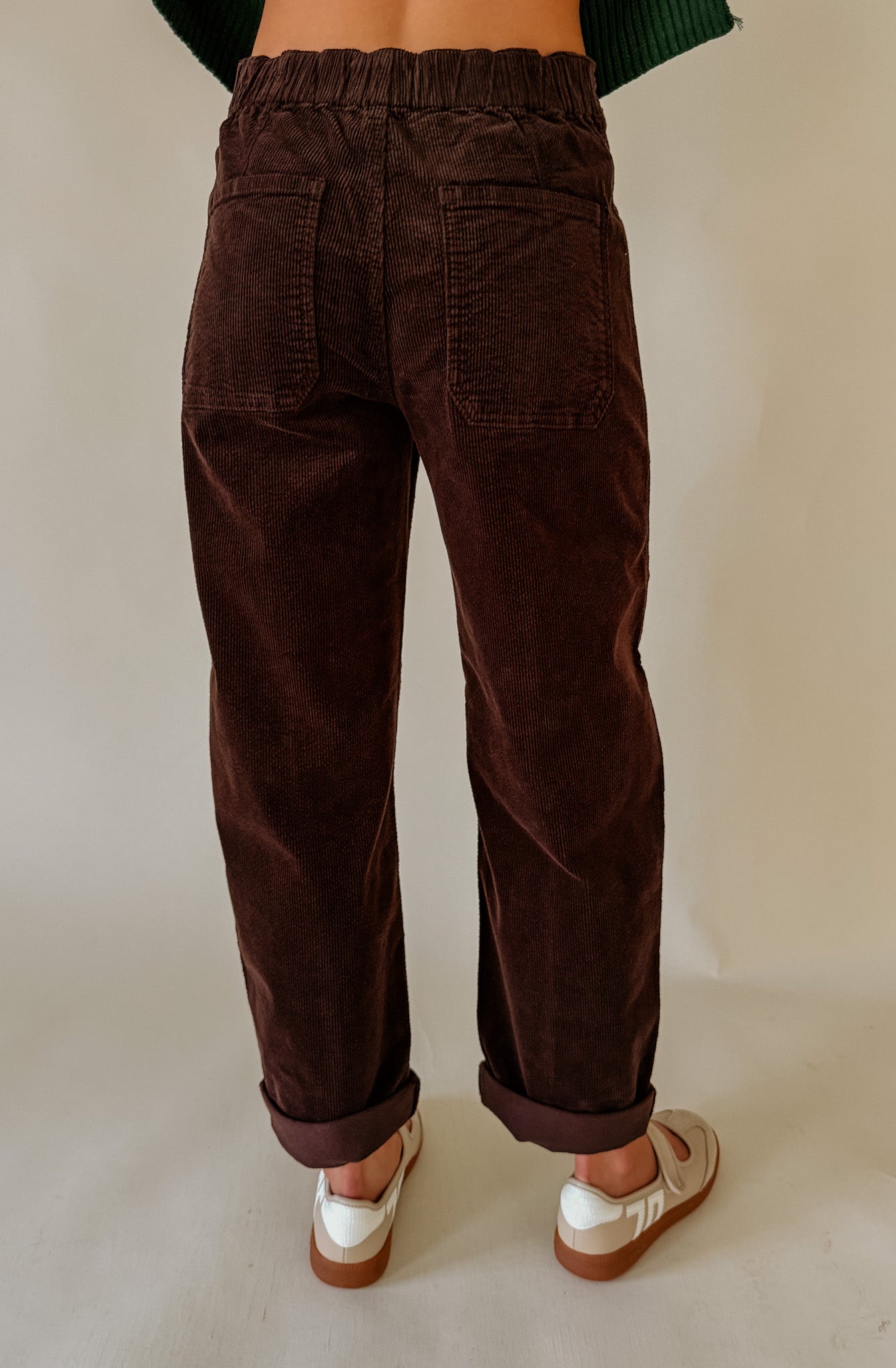 DAZE VILLA PANT IN CHOCOLATE CORD
