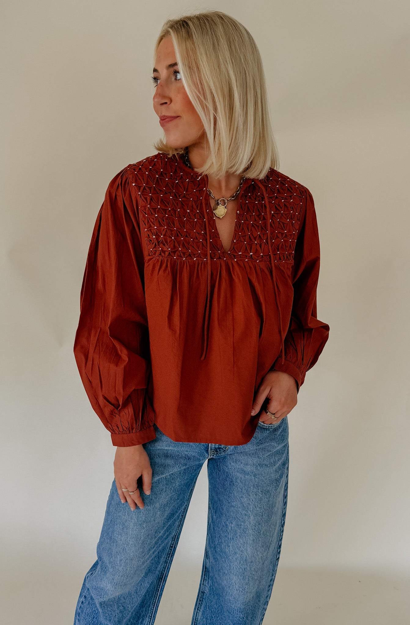 THE ANNELIESE BLOUSE