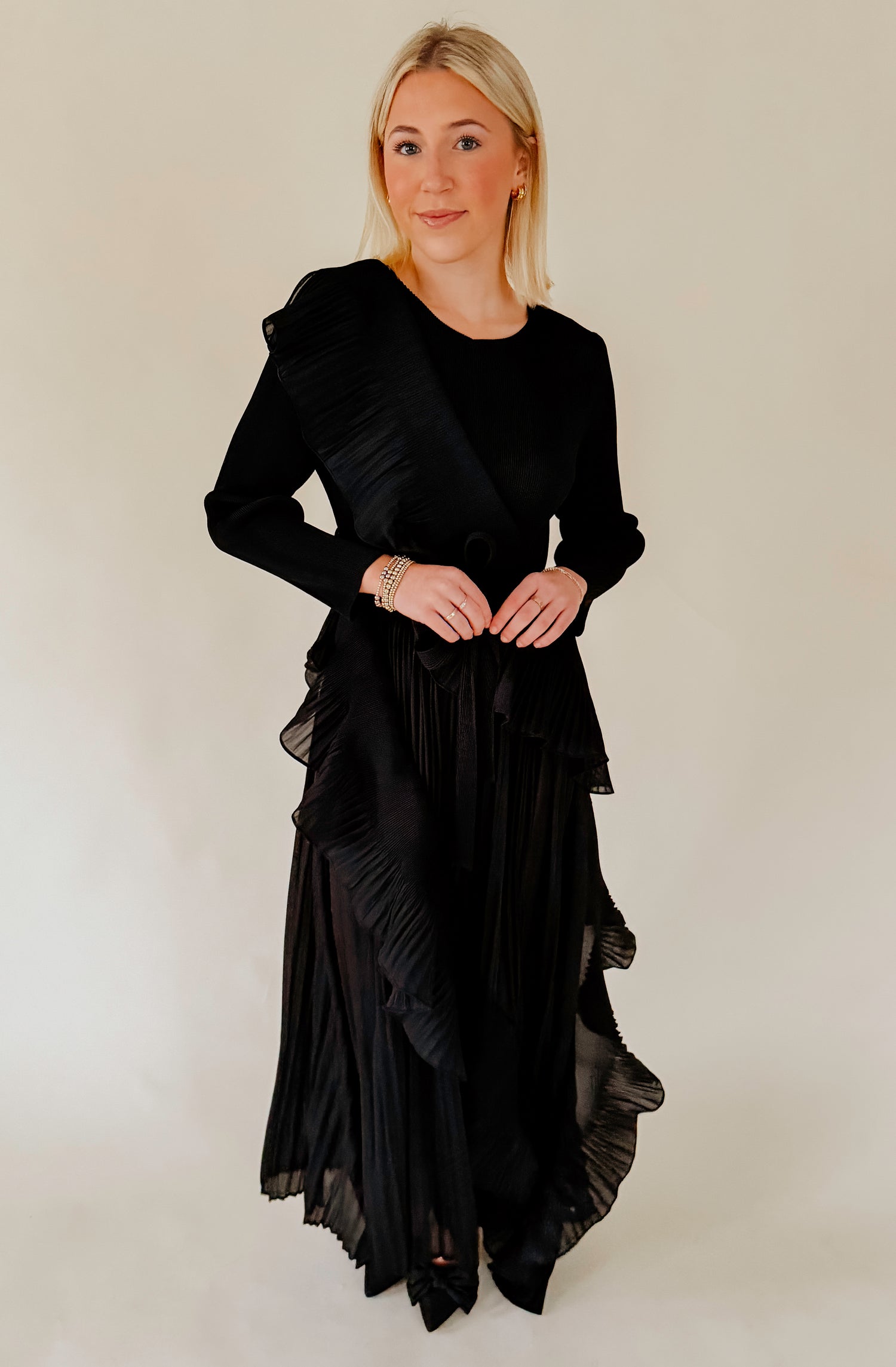 MADE YA LOOK RUFFLE MAXI