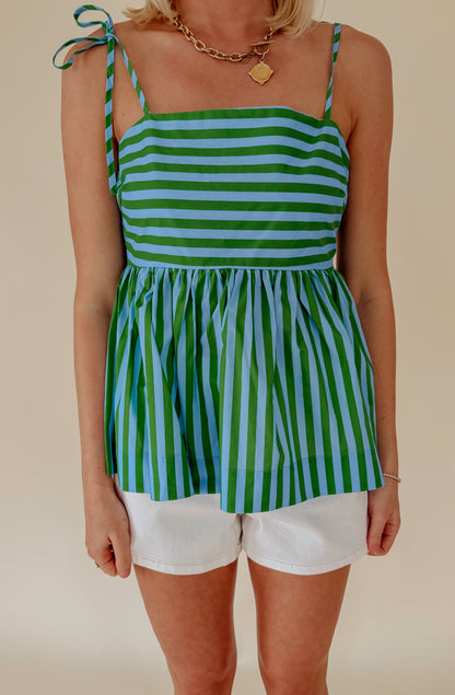 YOU KNOW IT STRIPED TANK