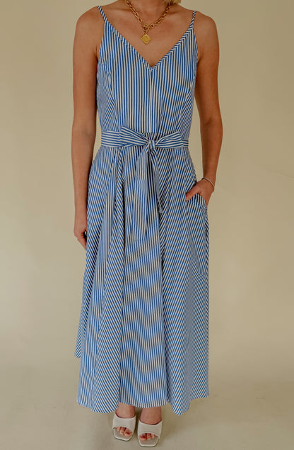 OFF THE GRID MIDI DRESS