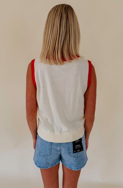 CAJUN SHRIMP LIGHT SWEATER TANK