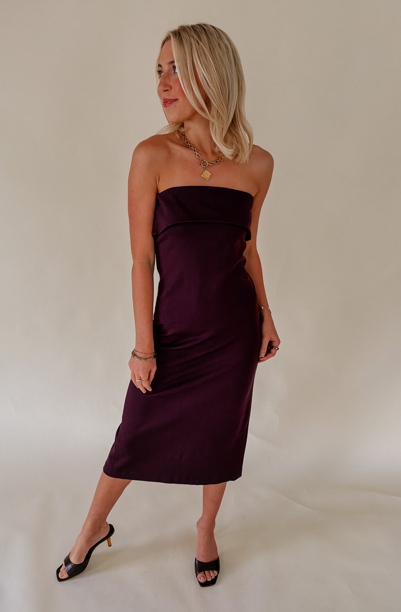 Steve Madden Women's Roslynn Dress - Brown - Size Small