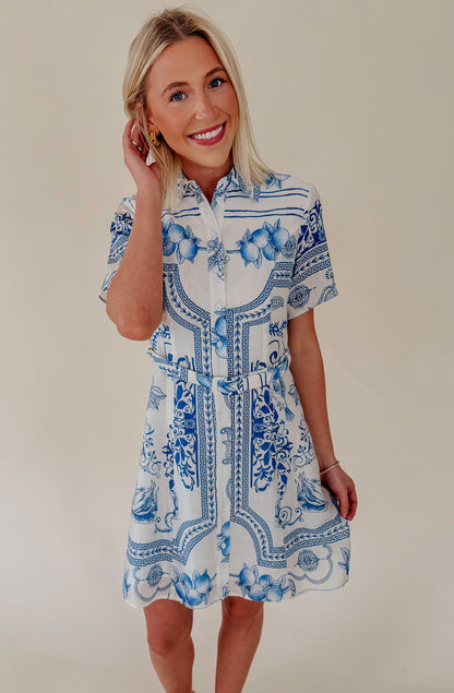 LAVENDER BROWN MARLEE MINI DRESS