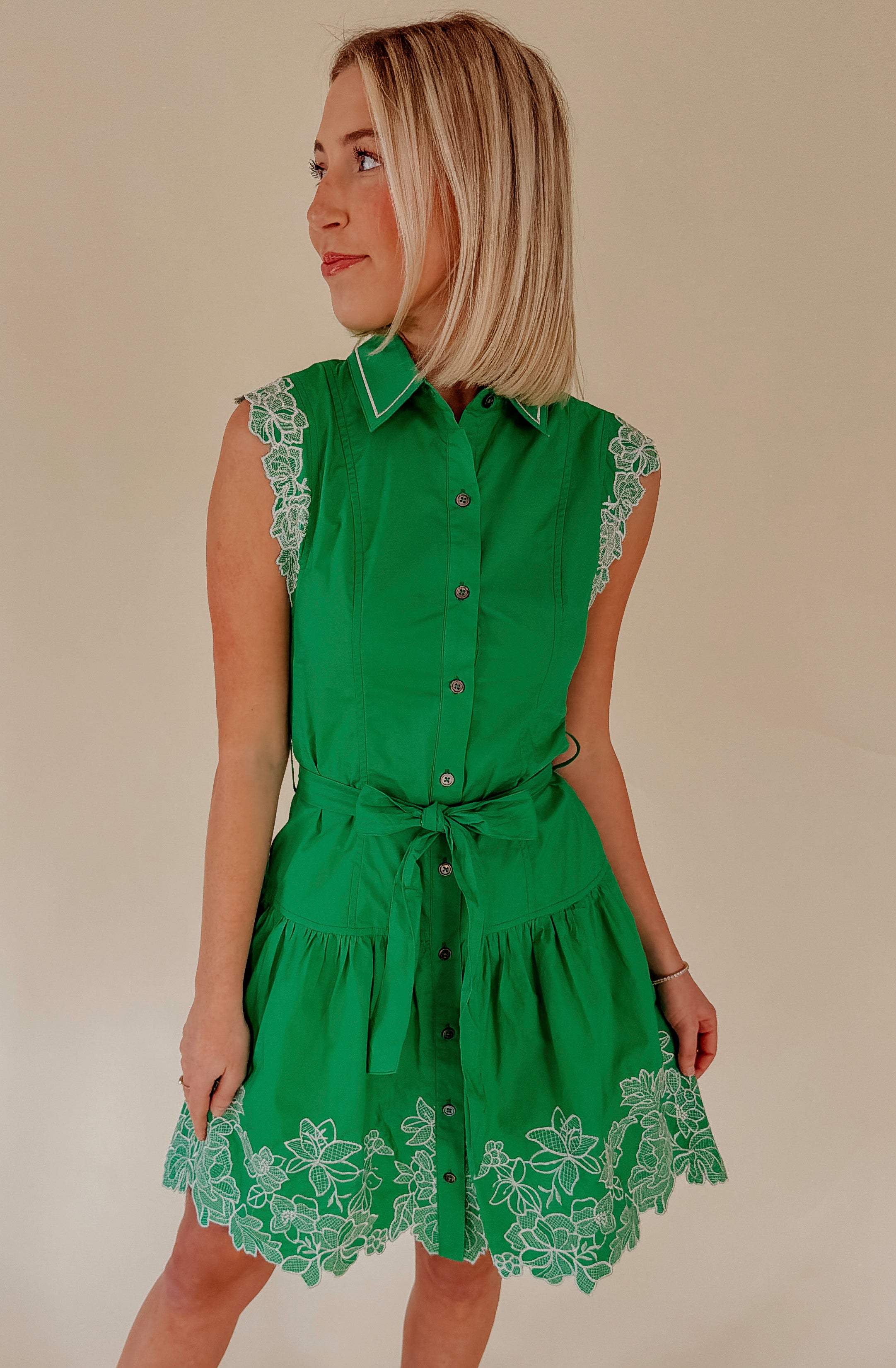 BETTER BY DAY BUTTONED DRESS