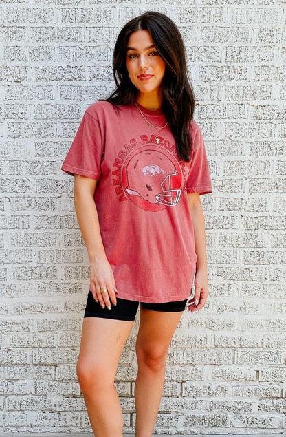 VINTAGE ARKANSAS HELMET TEE