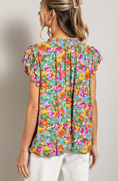 THE TAY FLORAL BLOUSE