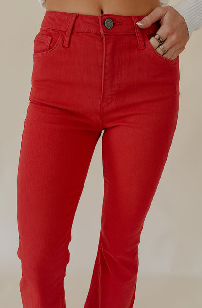 JUST BLACK VINTAGE CROP FLARE