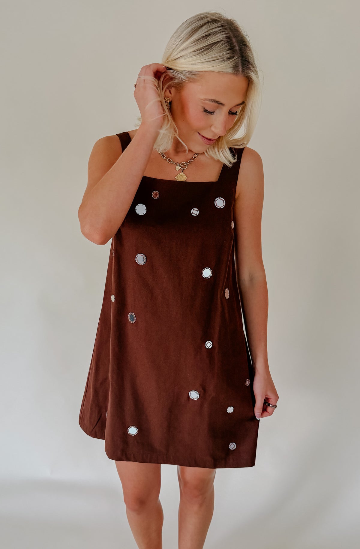 MIRRORBALL MINI DRESS