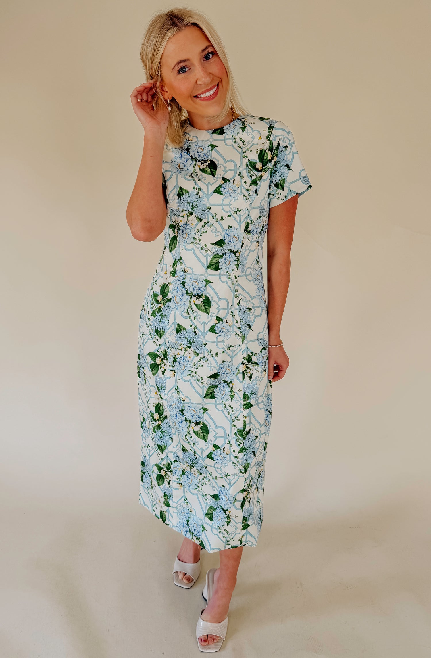 MESTIZA HAMPTON CONVERTIBLE MIDI DRESS