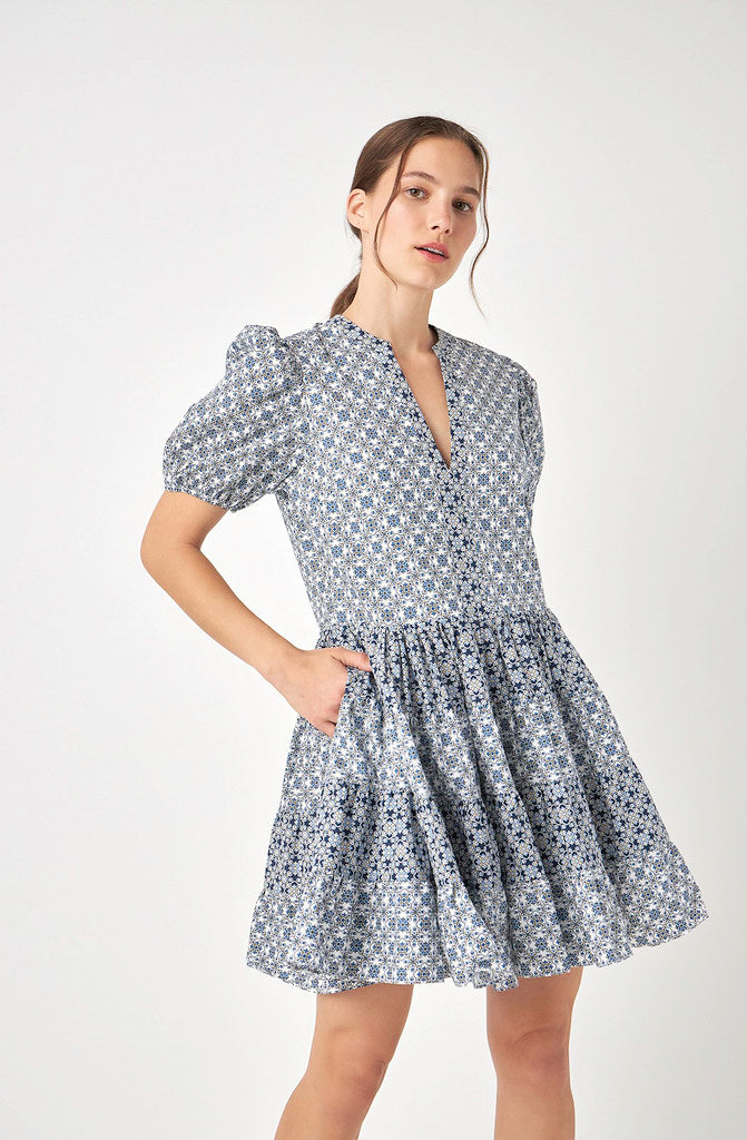 A GRAND TIME TIERED DRESS